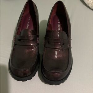 Healed lug loafers
